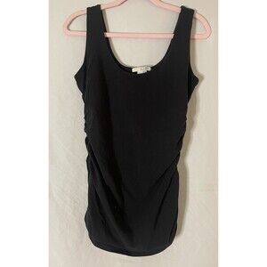 Boden Ruched Tank Top Black Size Us10 Uk14 Causal Tank Ruched Tank
